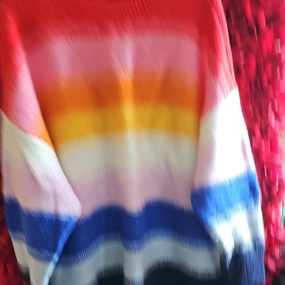 Colorful Striped Sweater - Picture 6 of 6